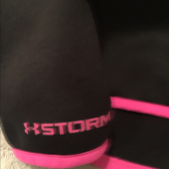 Girls YS Storm Under Armour Hoodie Sweatshirt - Picture 7 of 8